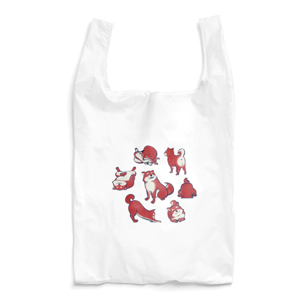 IZANAMI by Akane Yabushitaの【日本レトロ#18】柴犬 Reusable Bag