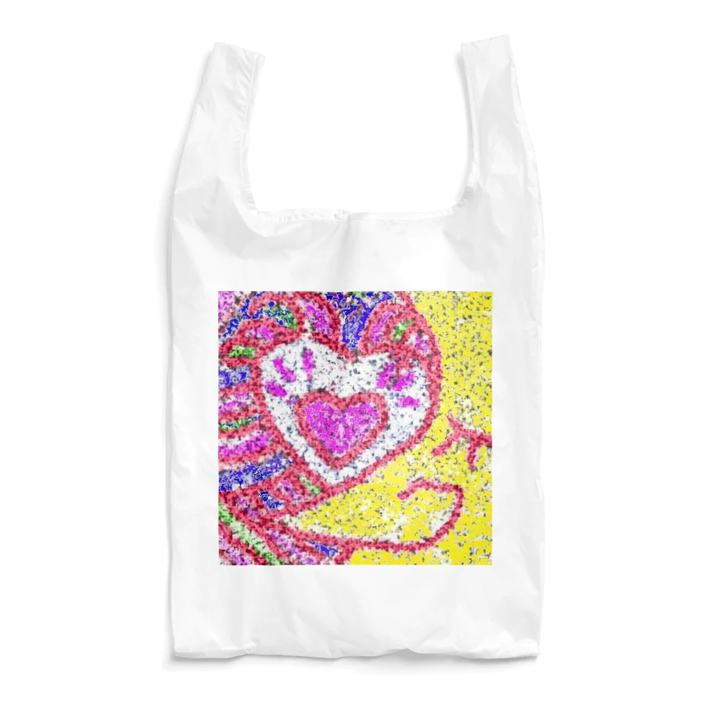 優しい月のらぶもざいく Reusable Bag