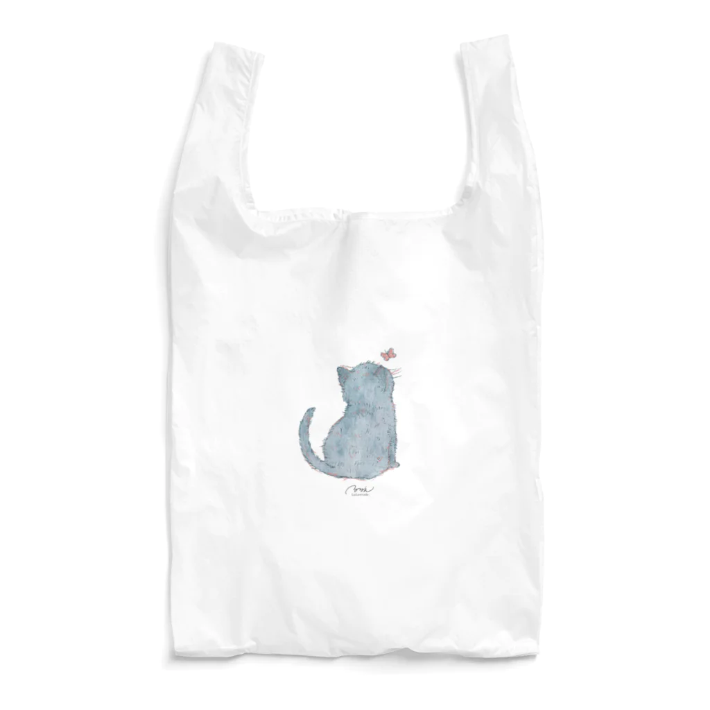 ルルエチュードのうしろネコさん Reusable Bag