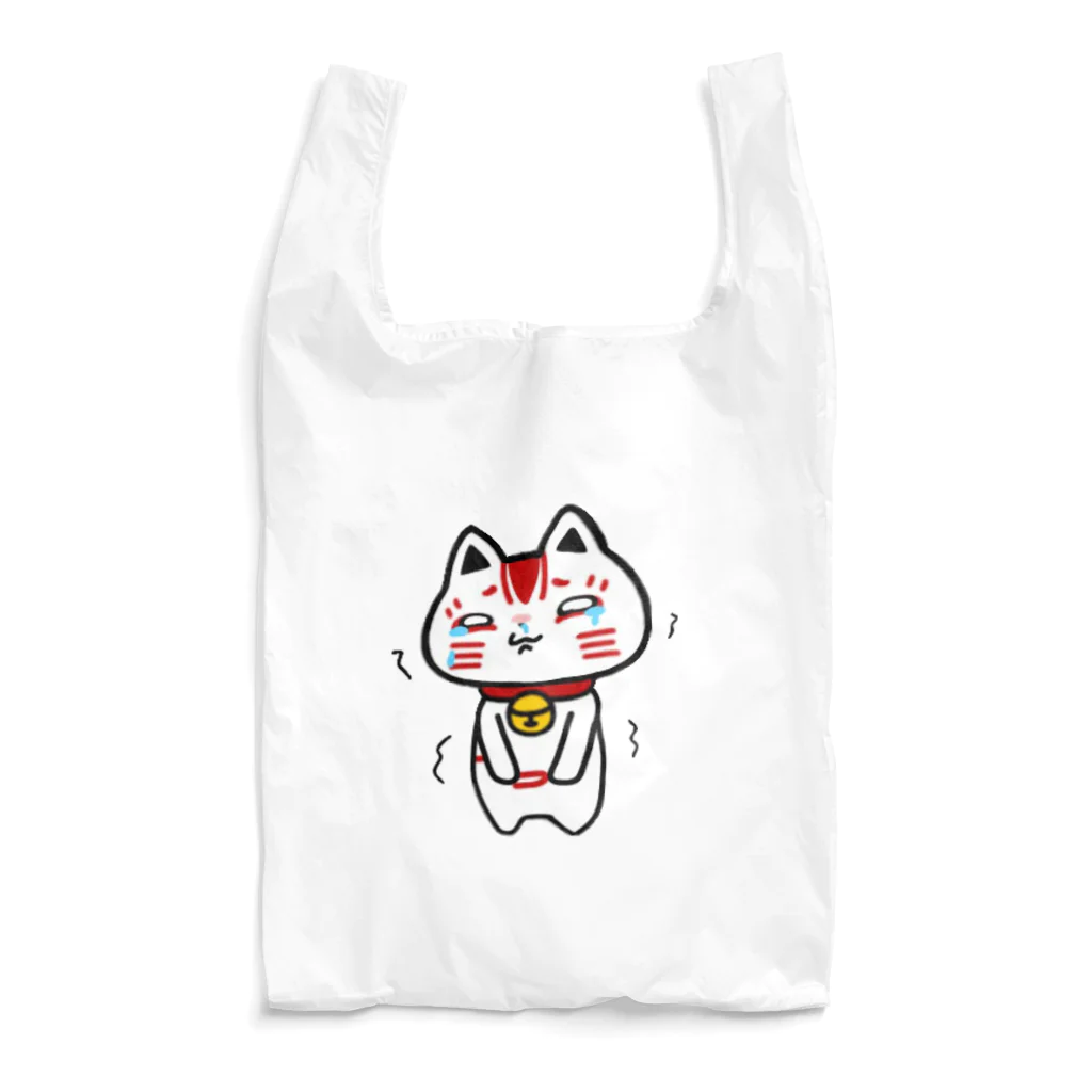 猫面飾屋　SUZURI店のぐすんタマ吉 Reusable Bag