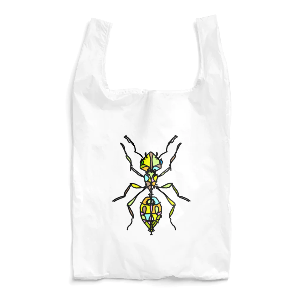 Full of vitality　(フル　オブ　バイタリティ)のant☆(あり)カラーバージョン　Full of vitality　(フル　オブ　バイタリティ) Reusable Bag