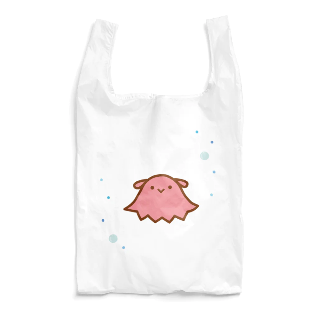 Nari's Farm(ナリズファーム)ひつじと桃のメンダコさん(桃) Reusable Bag