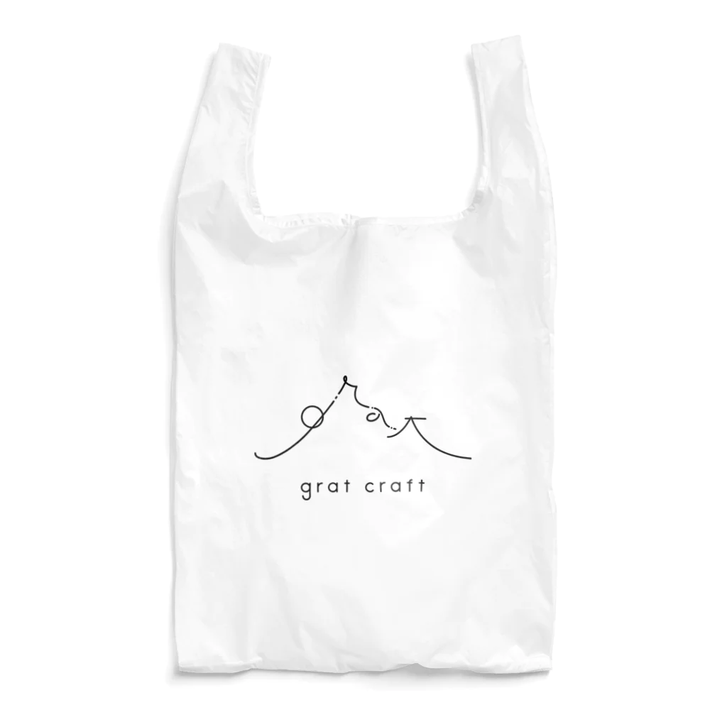 grat craftのGratcraft Logo BLK Reusable Bag