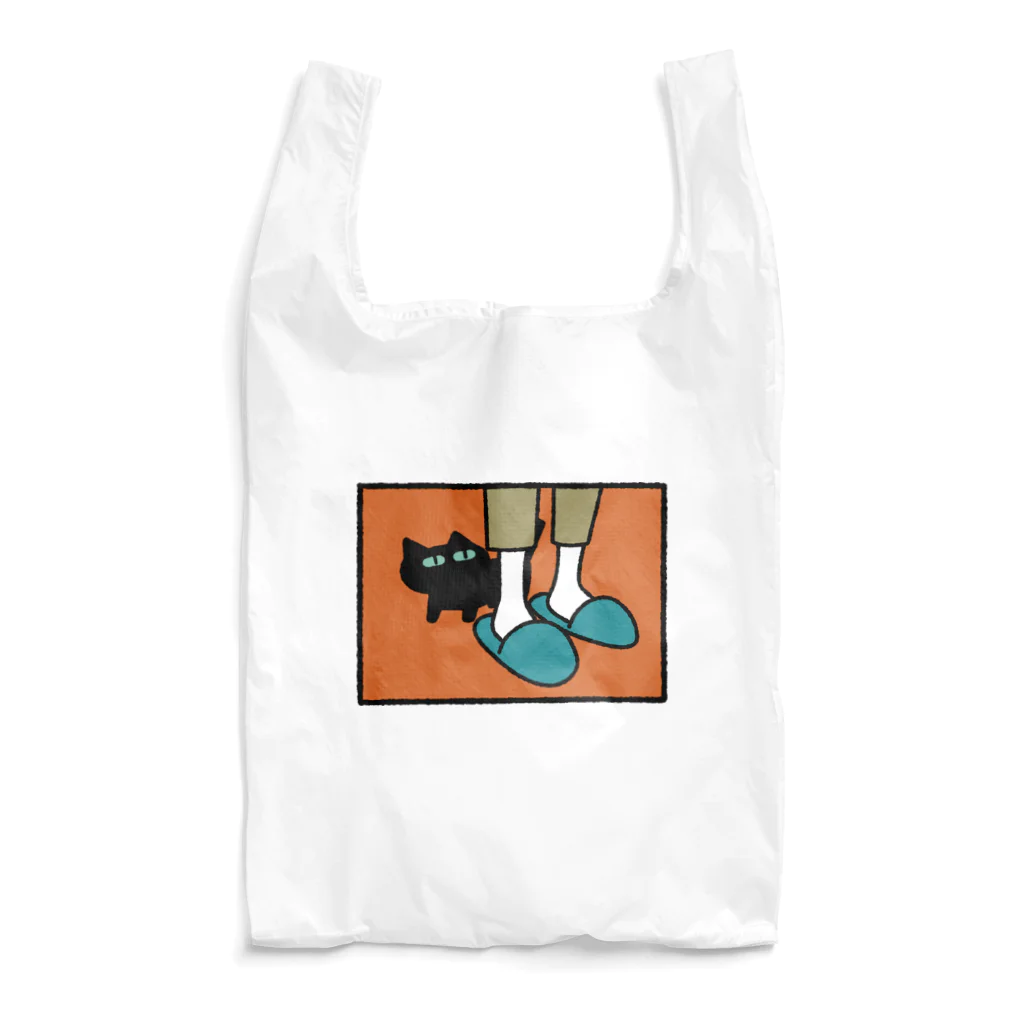 ぷっちのくろねこレグとかいぬしさん Reusable Bag