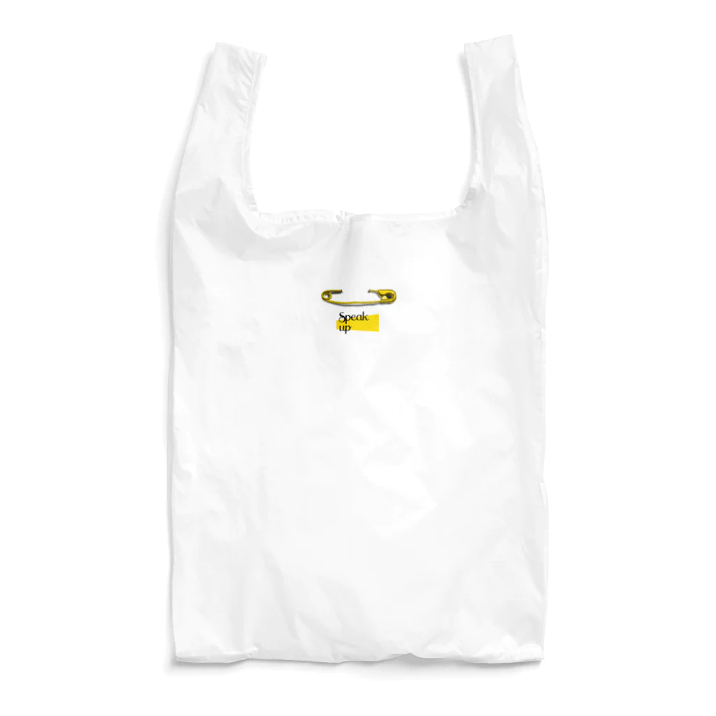 Speak upのイエローピンA Reusable Bag