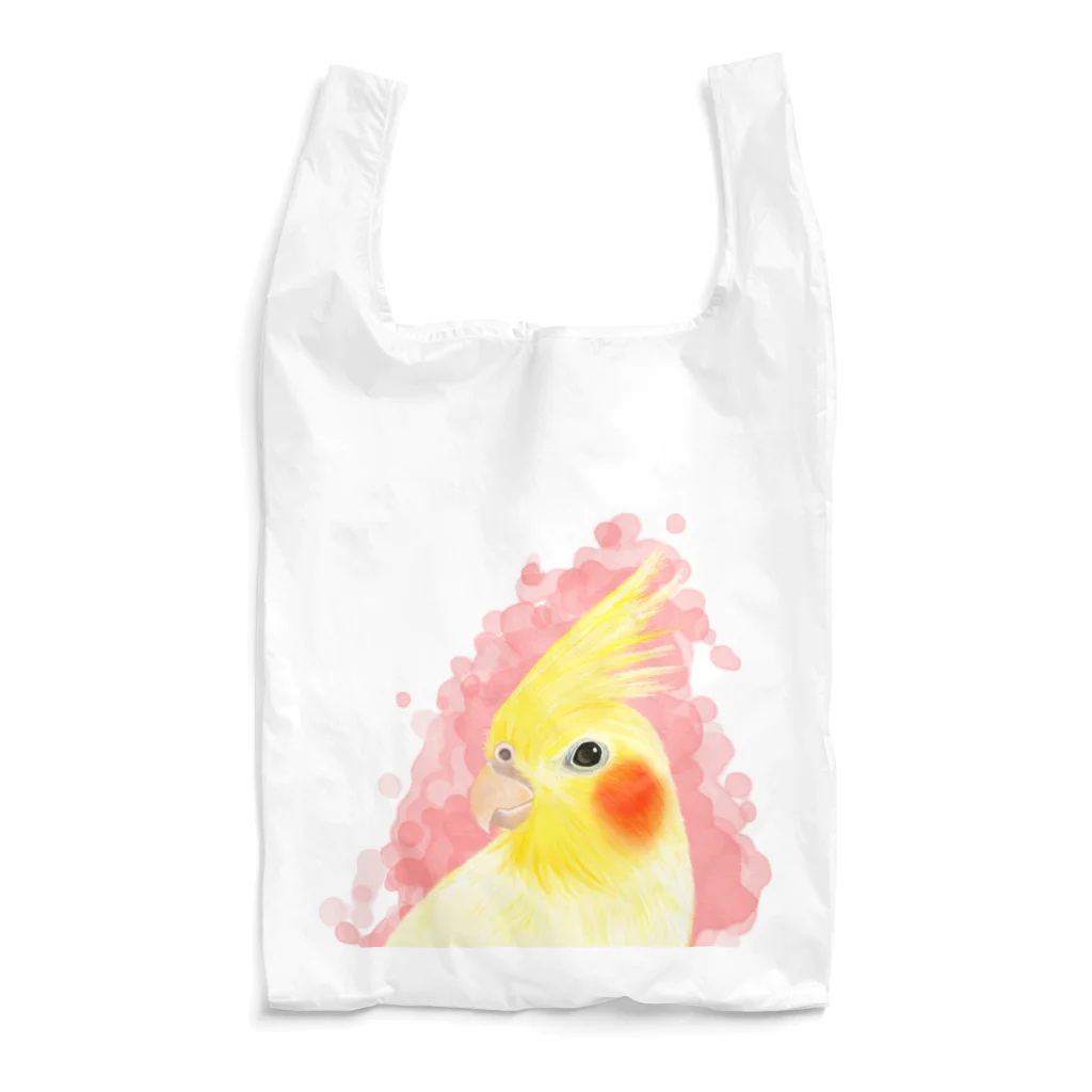 まめるりはことりのほんわかオカメインコ　ルチノー【まめるりはことり】 Reusable Bag