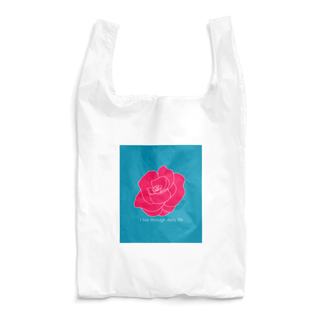 あきのI live through daily life （バラ） Reusable Bag