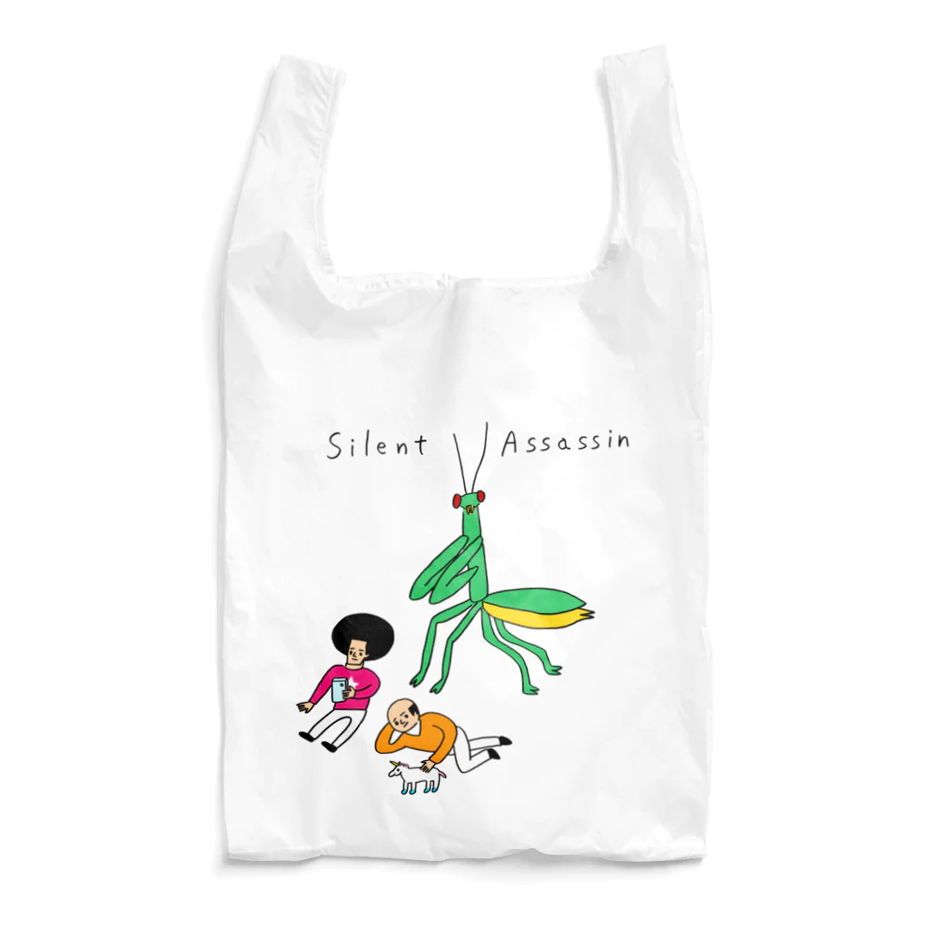 花くまゆうさくの背後にカマキリ Reusable Bag