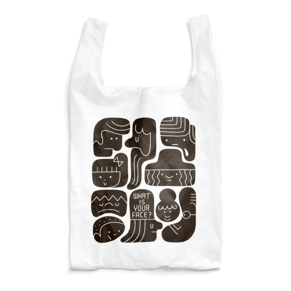 boo-banaのWHAT IS YOUR FACE? Reusable Bag