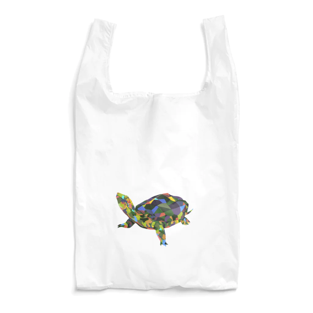 meiroのカラフルな亀 Reusable Bag