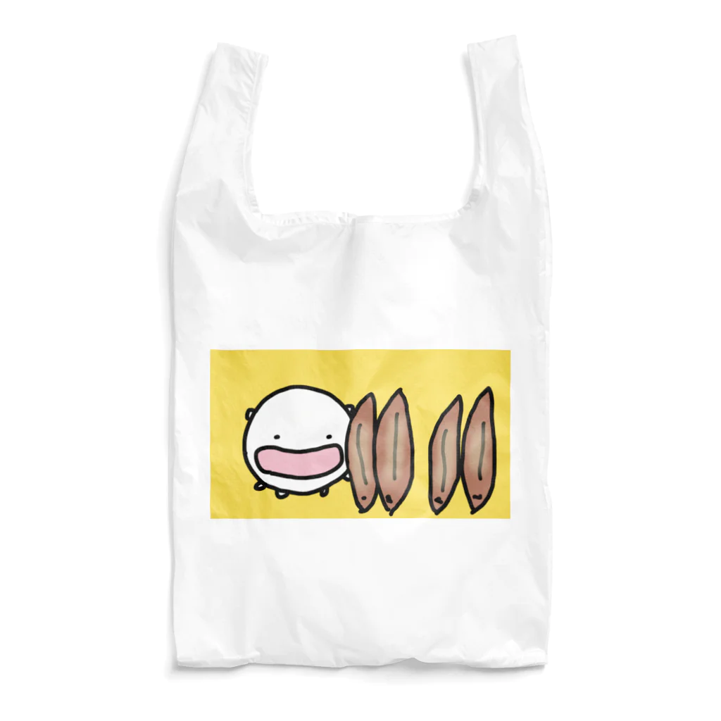 ダイナマイト87ねこ大商会のうなぎの蒲焼きを立てまくるねこです Reusable Bag