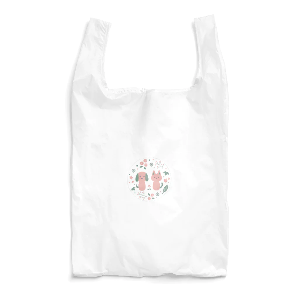 ゆきむらの北欧風わんにゃん Reusable Bag