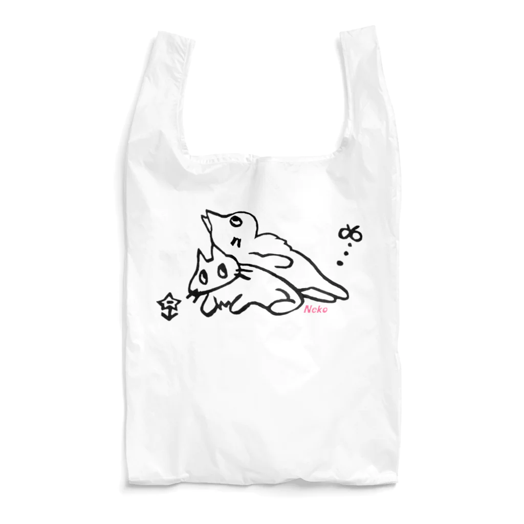 Radokoの人になりたいねこ Pink Reusable Bag