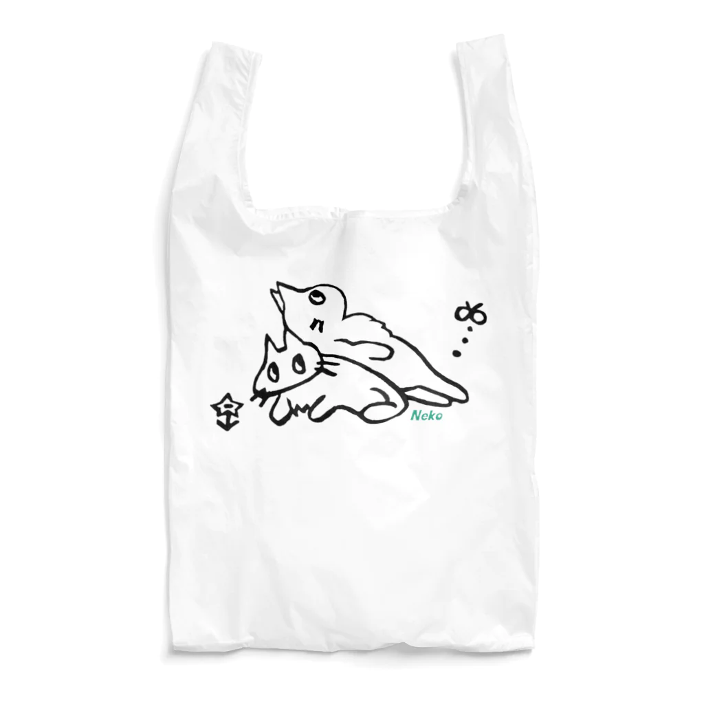 Radokoの人になりたいねこ Blue Reusable Bag