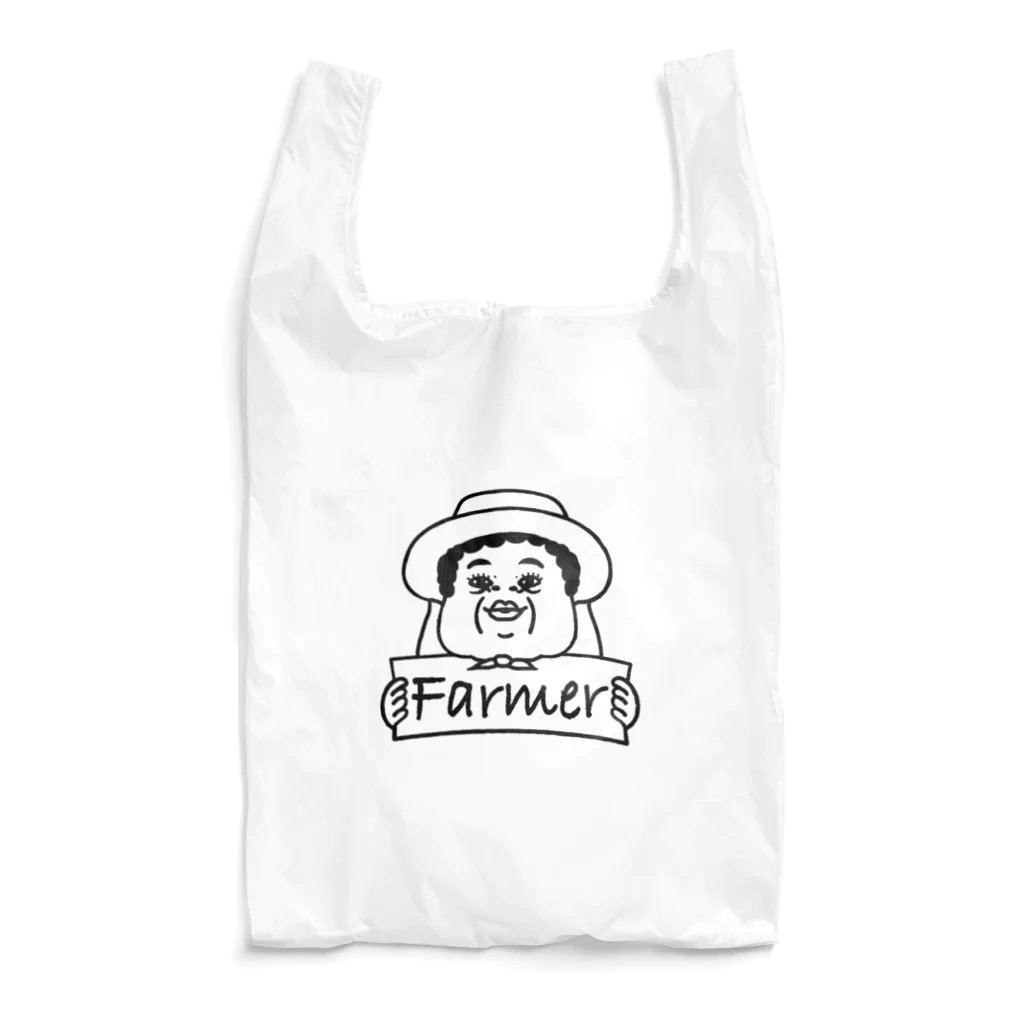 かまだ まゆめのFarmer - 農家のおばちゃん - Reusable Bag