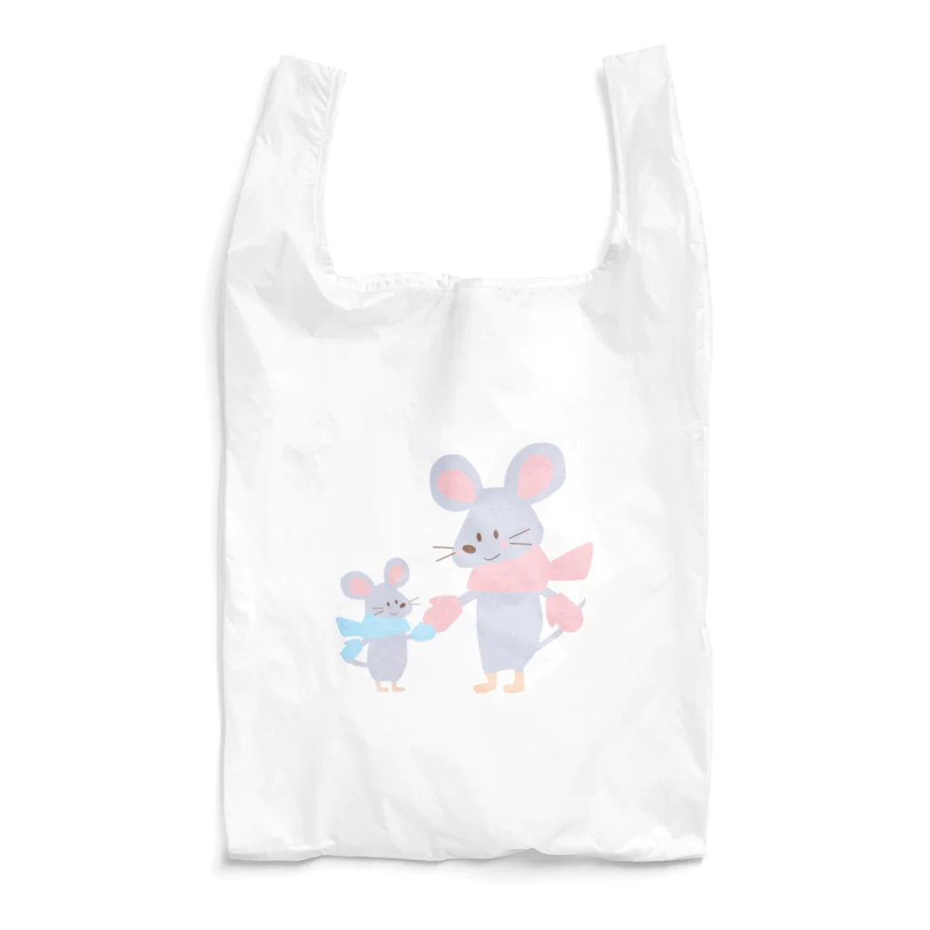 やたにまみこのema-emama『hold hands』 Reusable Bag