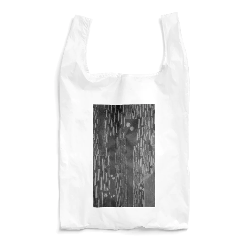 ぐら(GURA)の雨ザーザー　黒 Reusable Bag