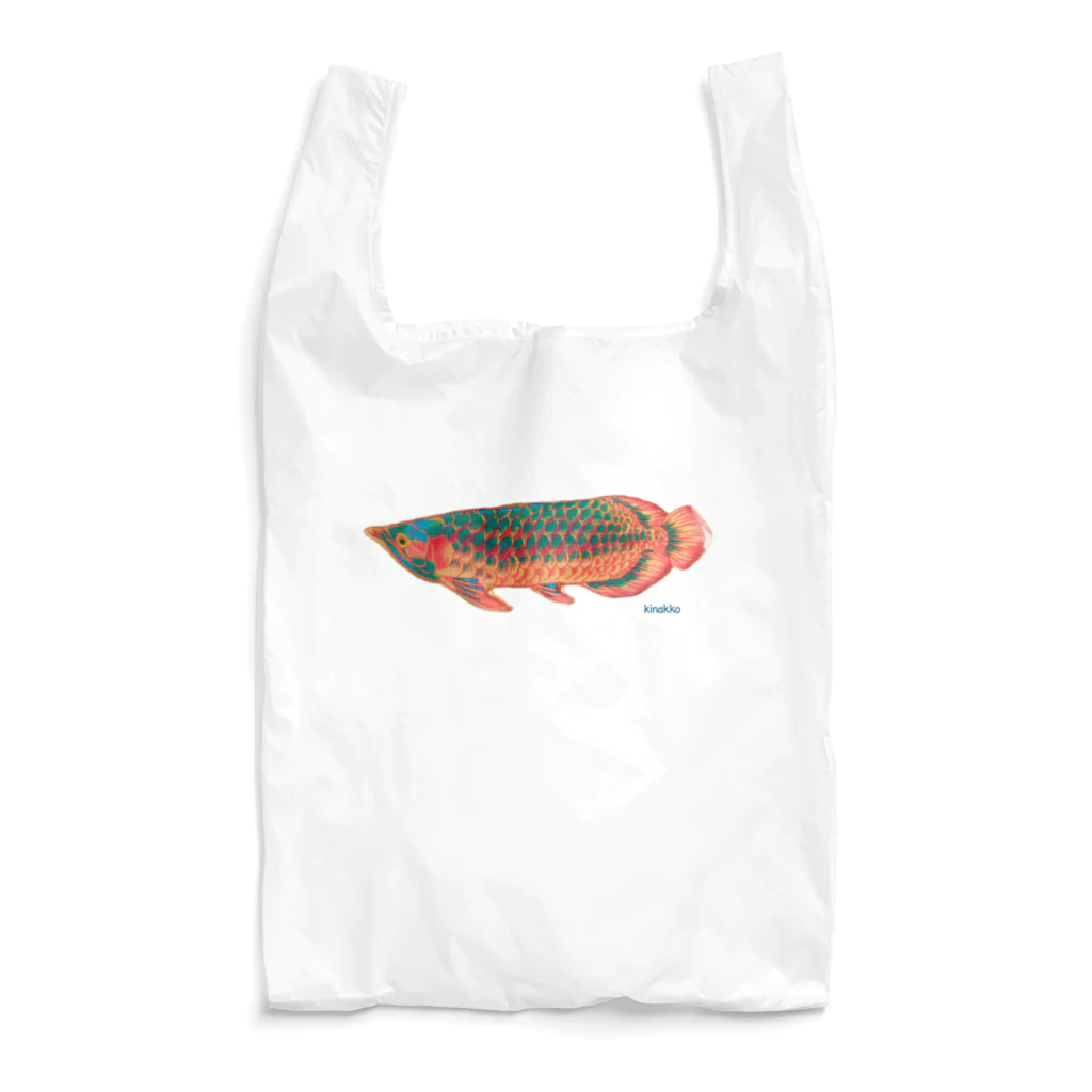 キナッコのキナッコさんちのアジアアロワナ（赤） Reusable Bag