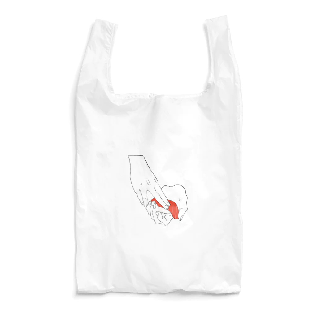 hand and yellowのSUSHI-SHOKUNIN_Maguro Reusable Bag