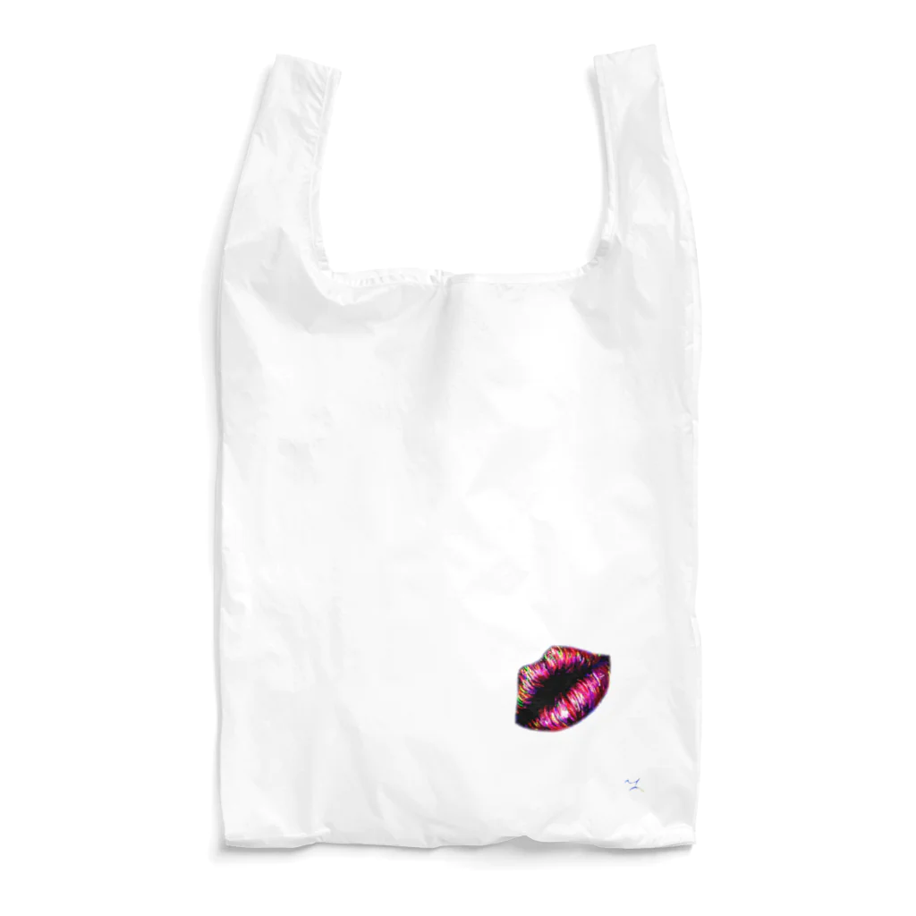 mokamashuのリップ透明背景版 Reusable Bag