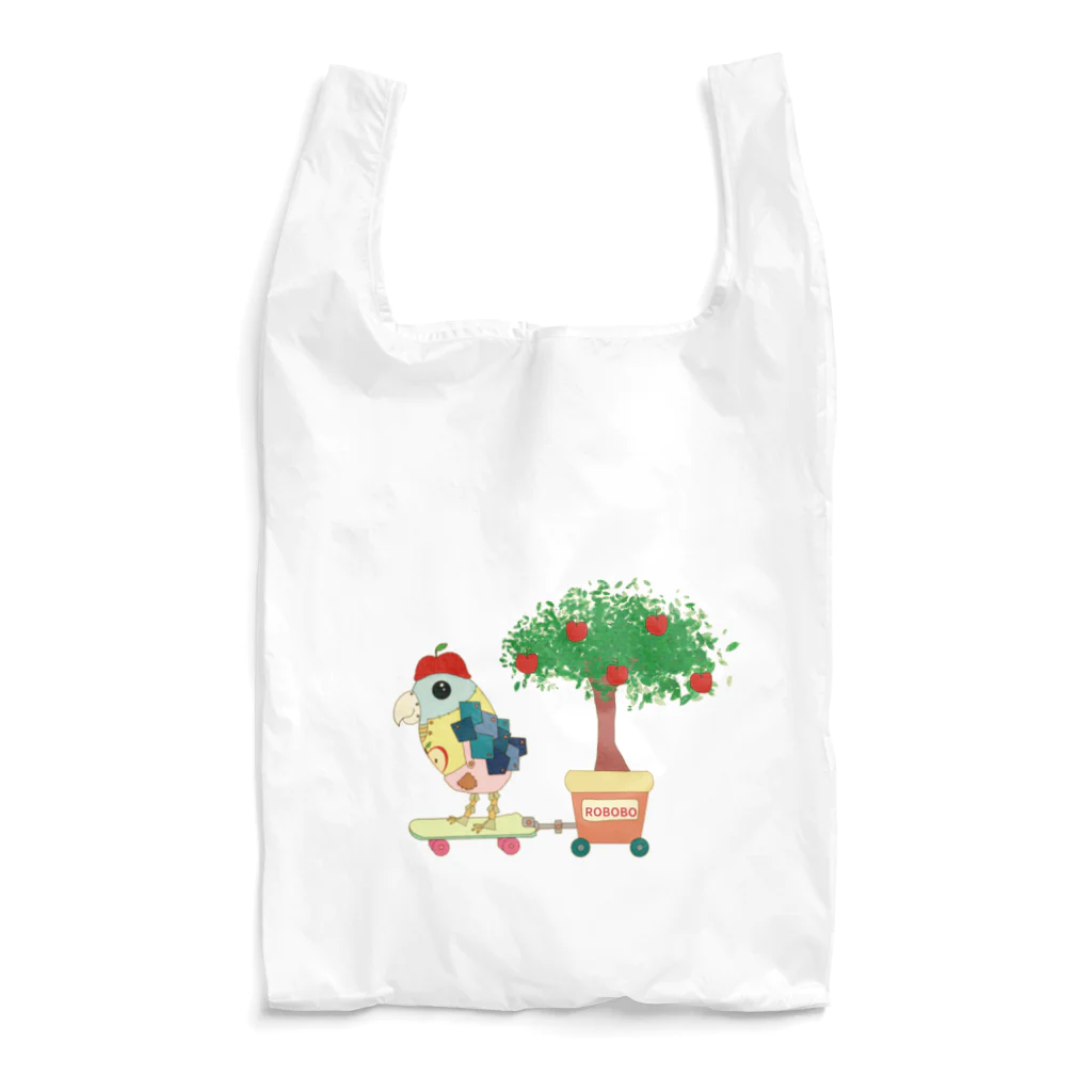 ねこぜや のROBOBOロボボ りんご屋さん Reusable Bag