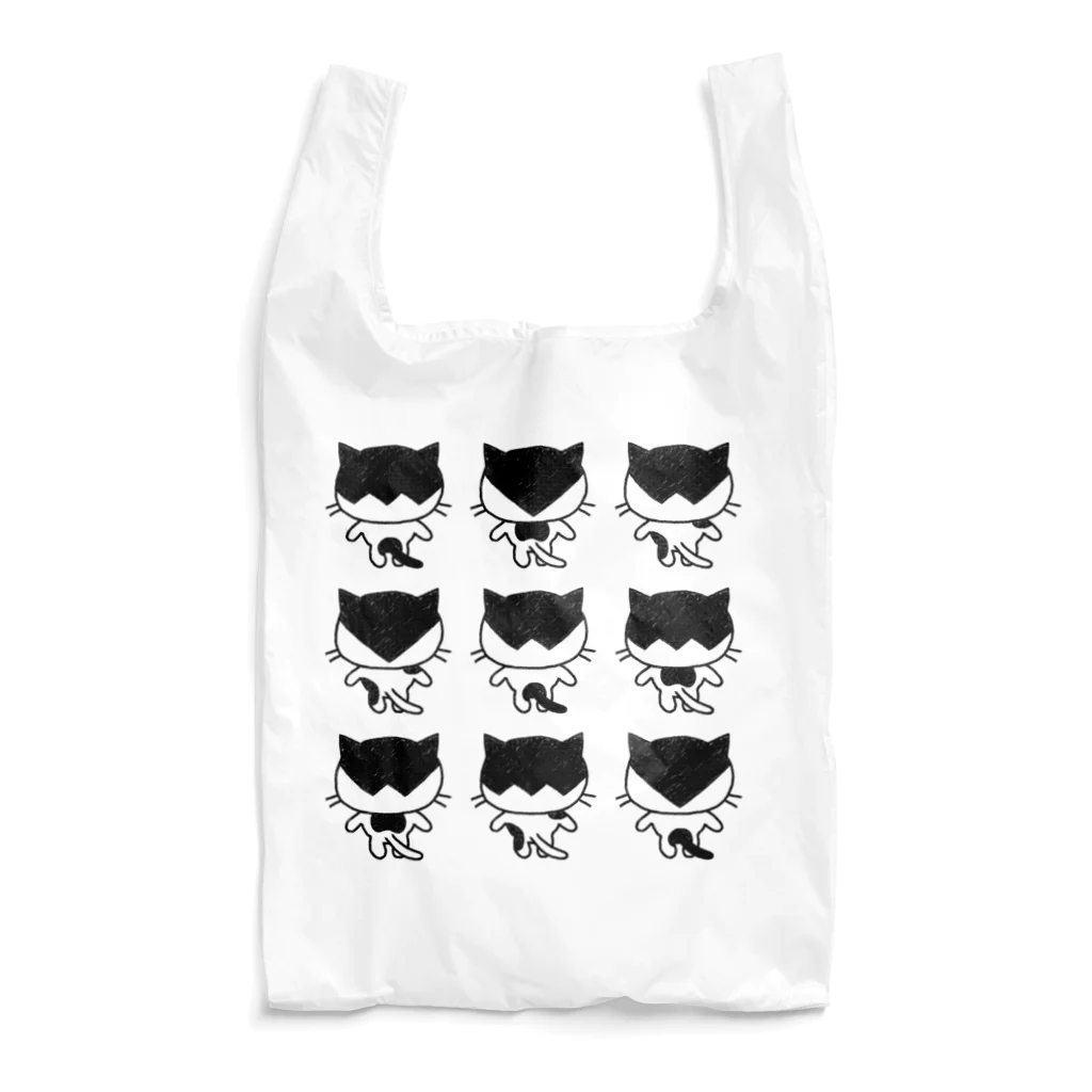 猫ねむりzzz..の後頭部がキュートな猫たち。 Reusable Bag