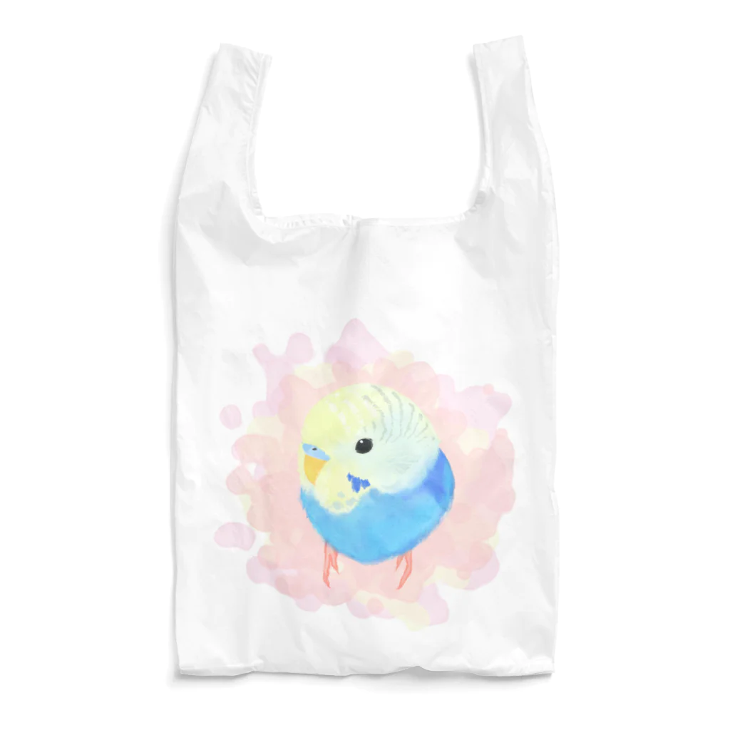 まめるりはことりのまるまるセキセイインコ【まめるりはことり】 Reusable Bag