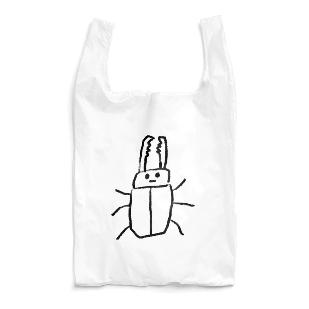 Kaiyayasumi ＊海谷泰水＊のクワガタ君　Mr. Stag beetle. Reusable Bag