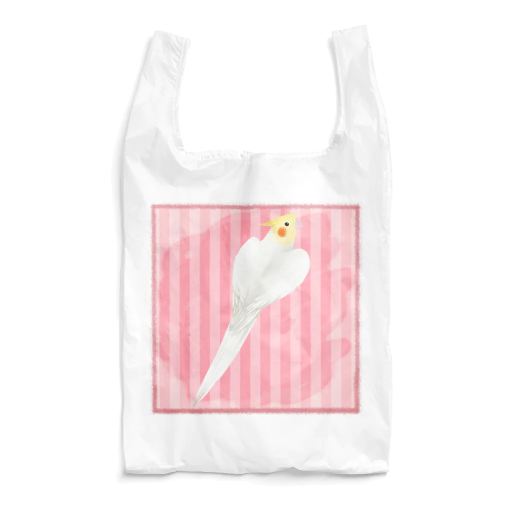 まめるりはことりのオカメインコ　ハートルチノーオカメインコ【まめるりはことり】 Reusable Bag