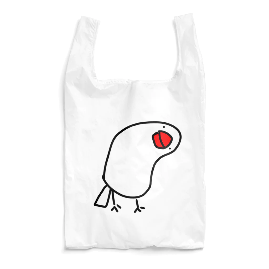 たちゅごろショップの首かしげ文鳥 Reusable Bag