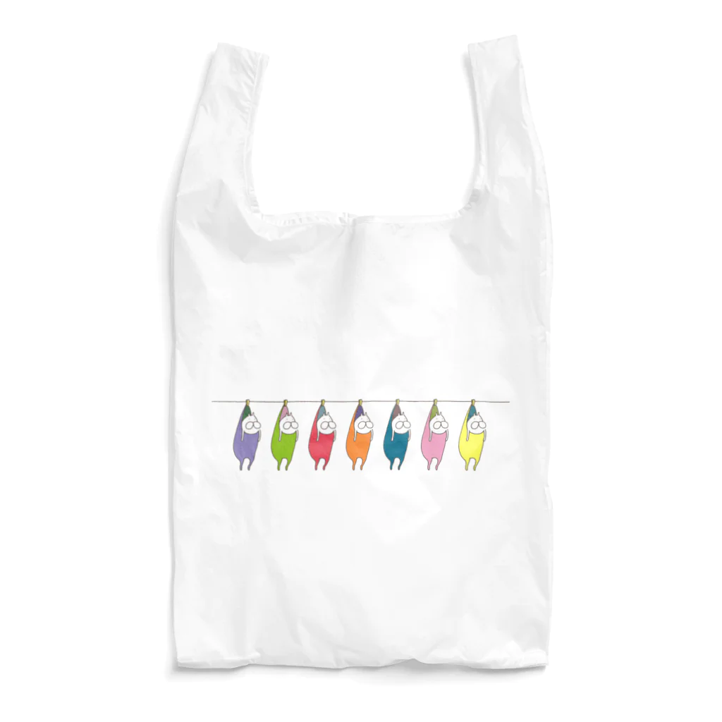 くらきち ONLINE SHOPのねこタイツの洗濯 Reusable Bag