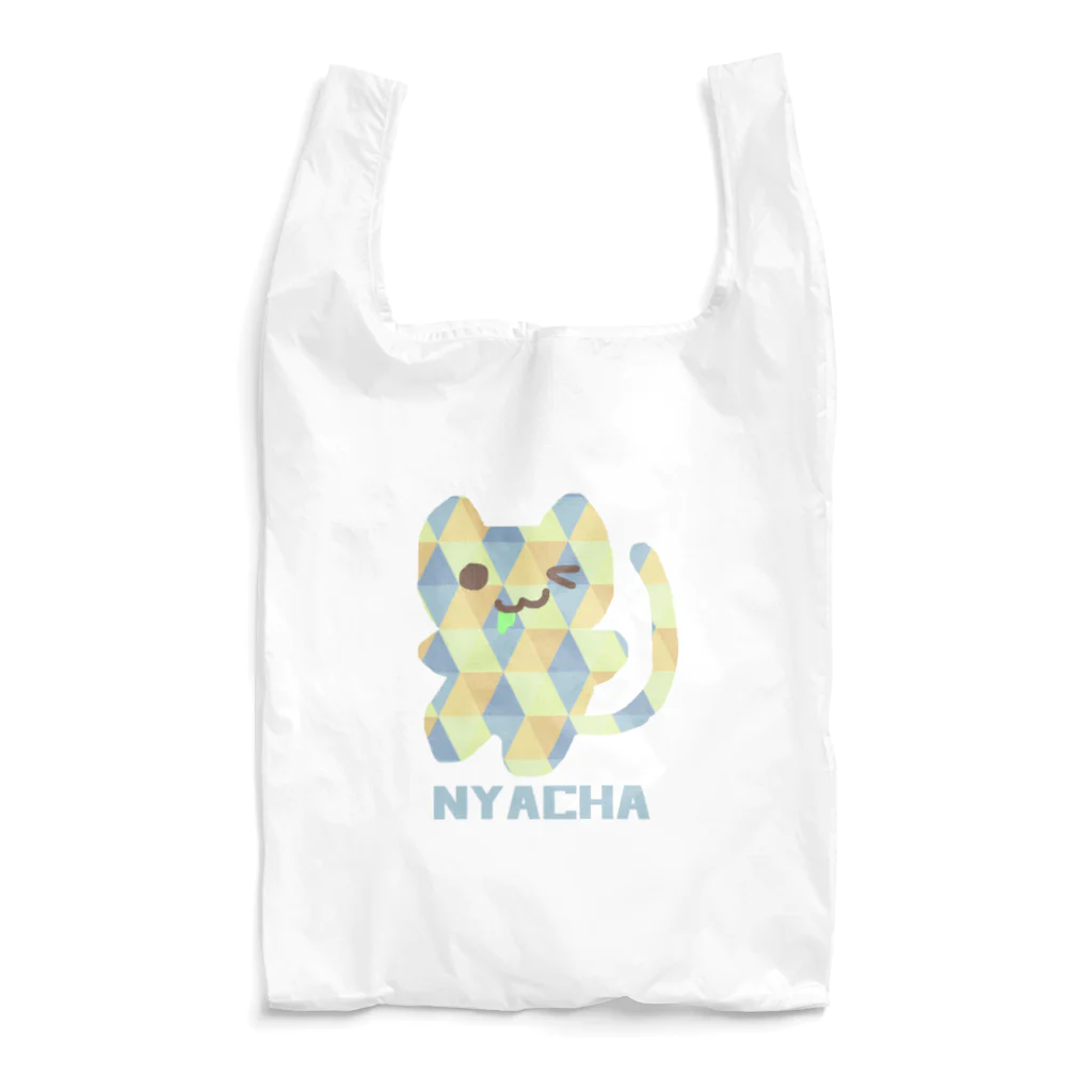 NYACHA&BOOCHAのさんかくガラガラにゃーちゃ、 Reusable Bag