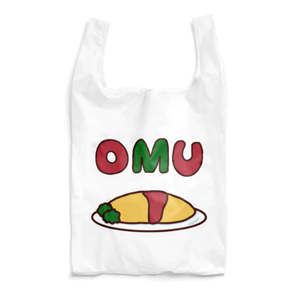 旻天堂(旧 ゆうれい星)のOMU OMU (余白有りVer.) Reusable Bag