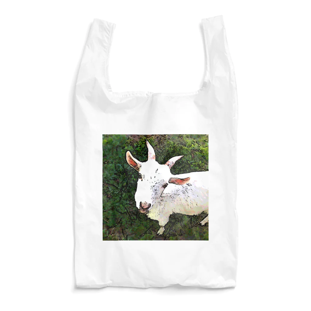 zakkaya 雑貨屋 孵 kaeruの遊ぼ。山羊。 Reusable Bag