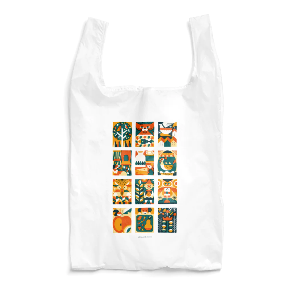 サタケシュンスケ｜イラストレーターのマッチラベル Reusable Bag