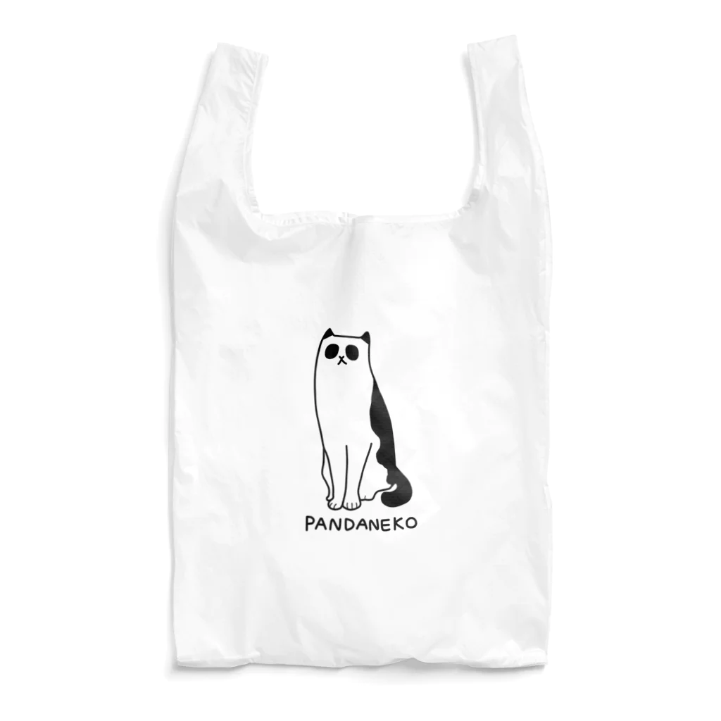 FAULHEITのパンダネコ（おすわり） Reusable Bag