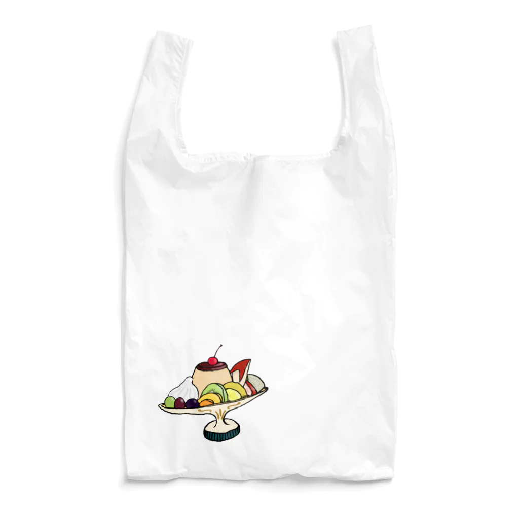 気ままに創作　よろず堂のプリン・ア・ラ・モード　ポップ Reusable Bag