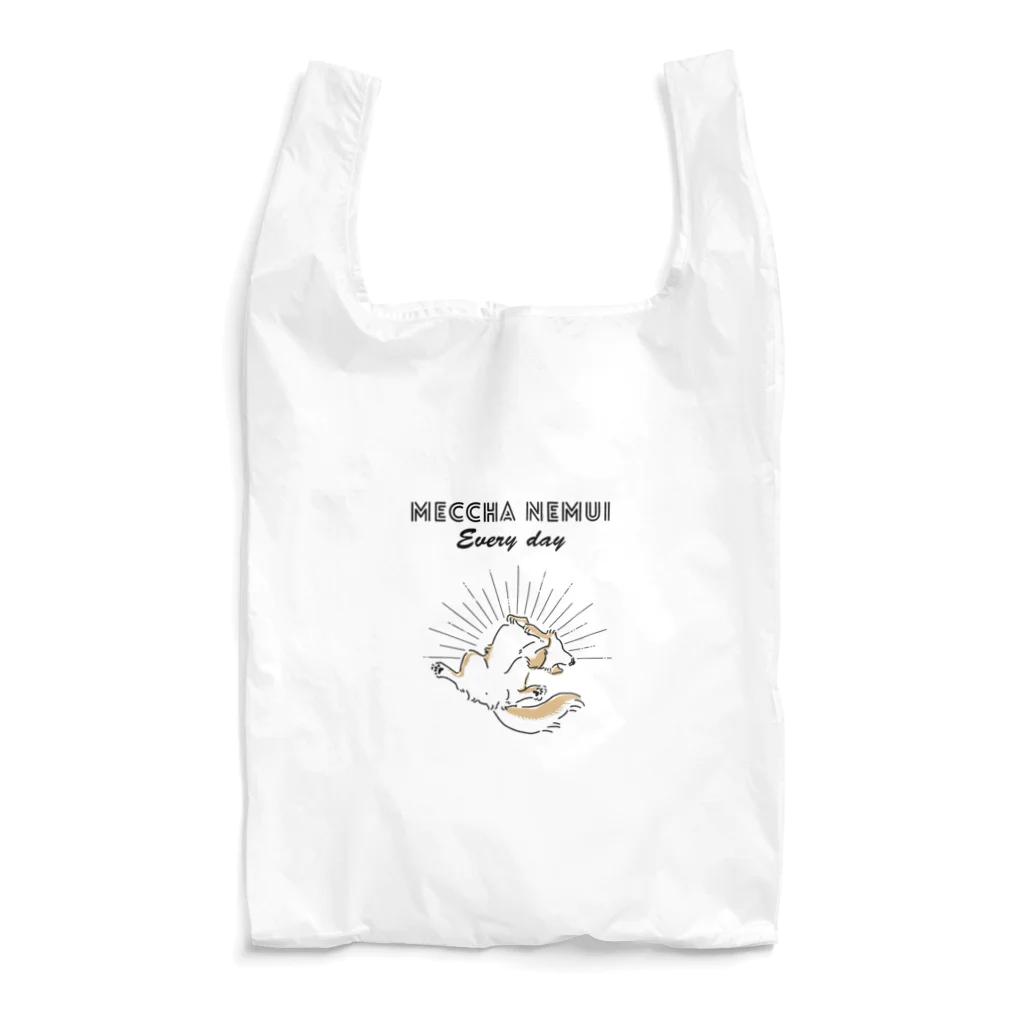 屋台 urukaのMECCHA NEMUI いぬ Reusable Bag