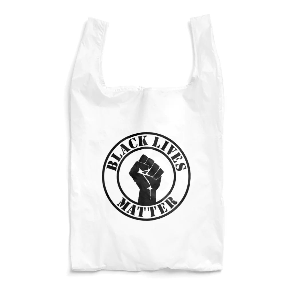 金融投資デザイン　カマラオンテ-ムラサキのBLACK LIVES MATTER Reusable Bag