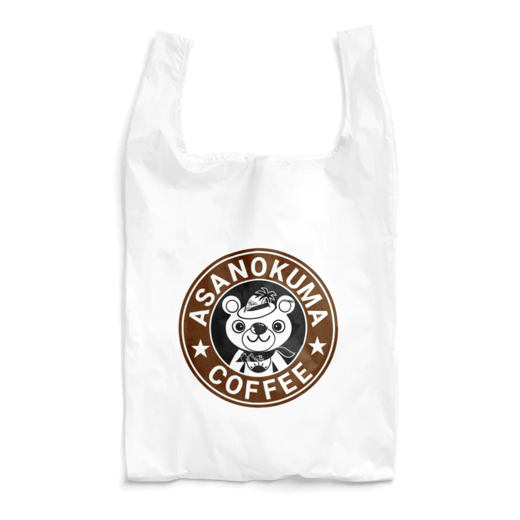 AsanokumaのAsanokumaコーヒー（ブラウン） エコバッグ