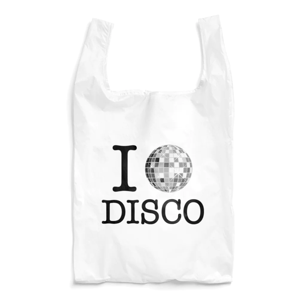 金融投資デザイン　カマラオンテ-ムラサキのI LOVE DISCO Reusable Bag