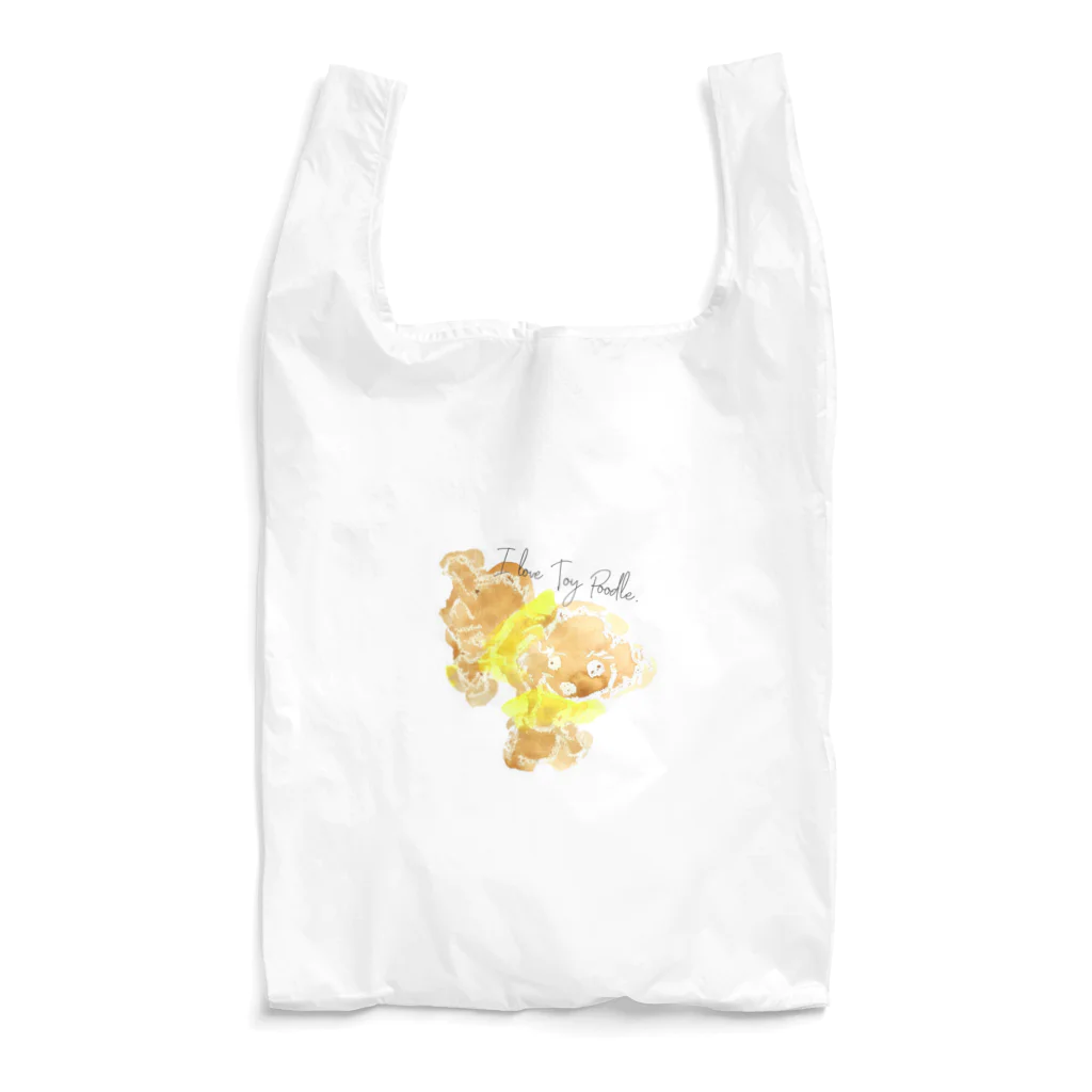 ぽぽっとツイてるのI love Toypoodle⭐︎01 Reusable Bag