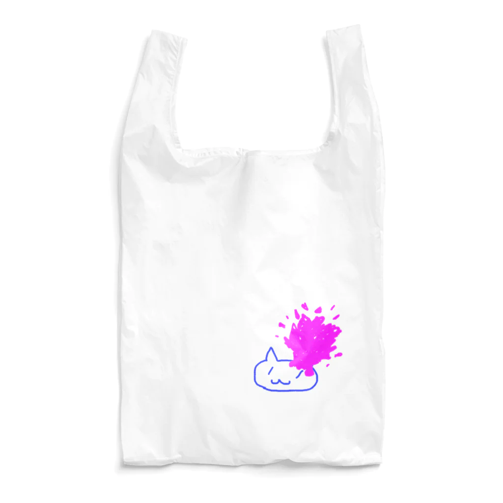 ツチブタすい臓商店の溢血（ねこ部分透過ver） Reusable Bag