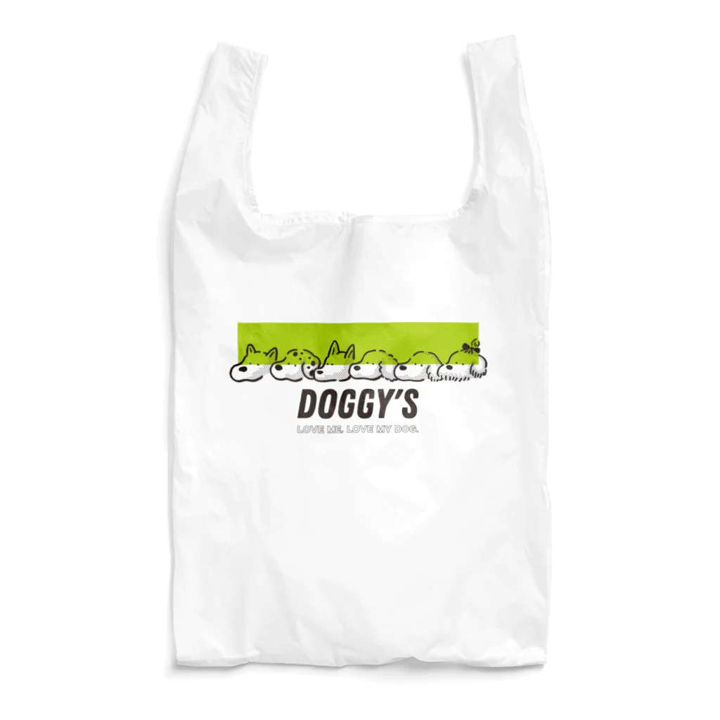 SATONOEのDOGGY'S グリーンver. Reusable Bag