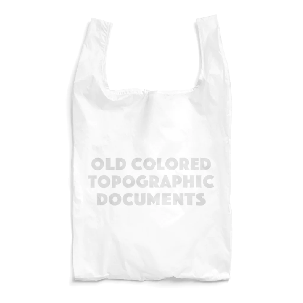 inbahaのOLD Colored Topographic Documents Reusable Bag