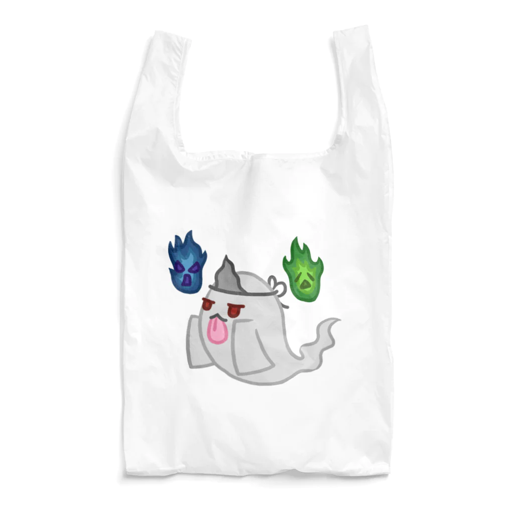 ウサネコのゾワゾワゆーれい Reusable Bag