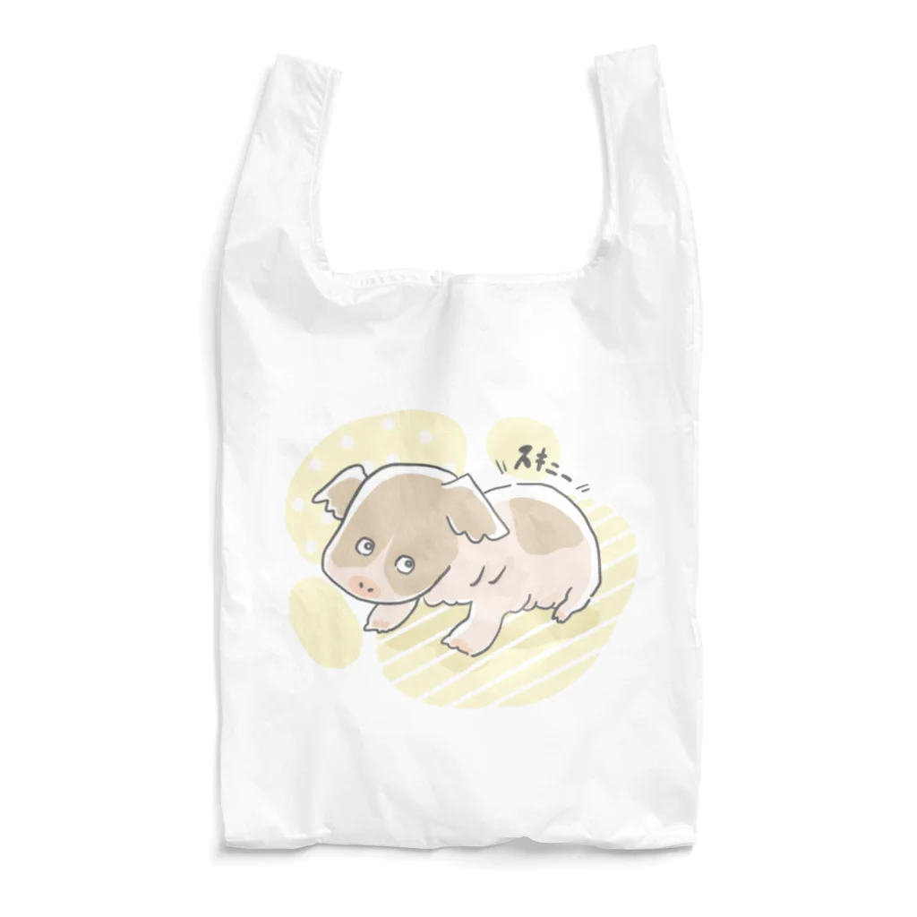 aNone sOnoneのスキニーギニアピッグイラストグッズ Reusable Bag