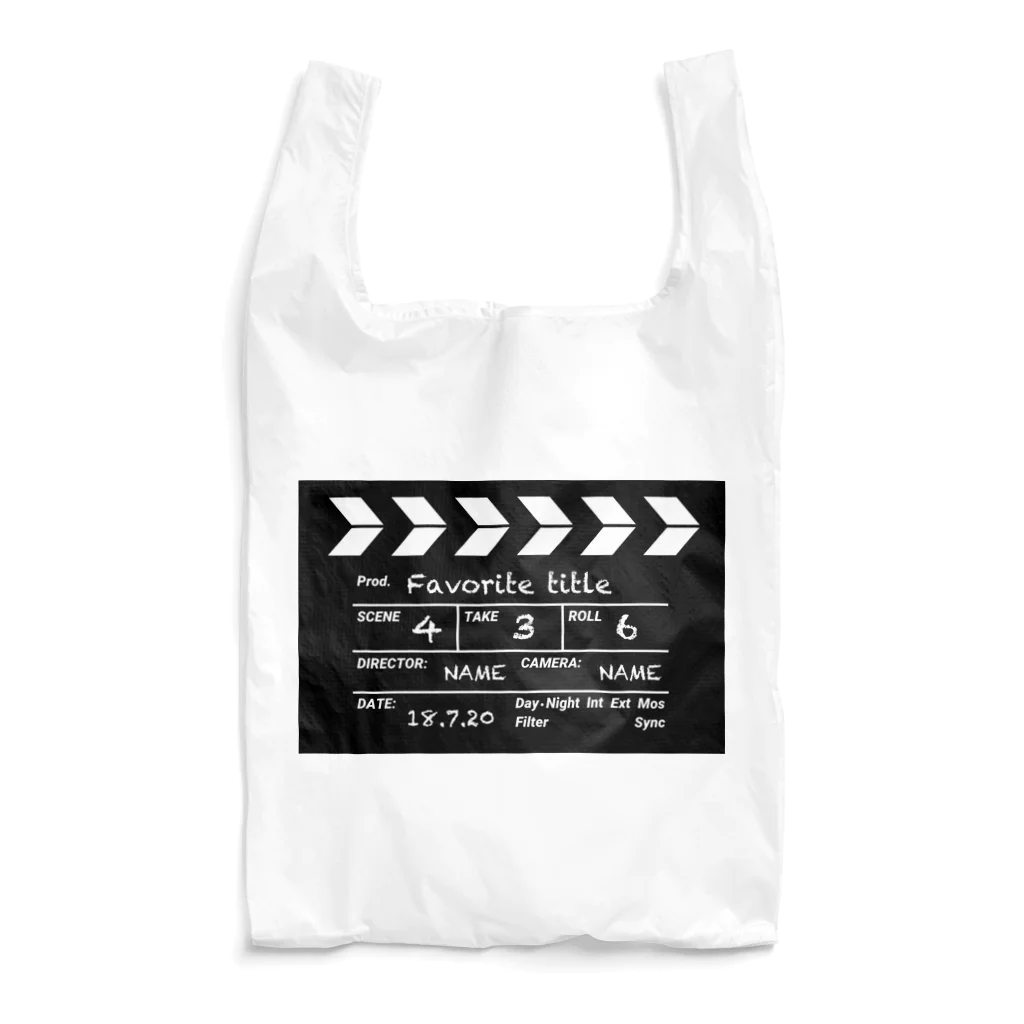 なでしこ@デザインの映画撮影 カチンコ Reusable Bag