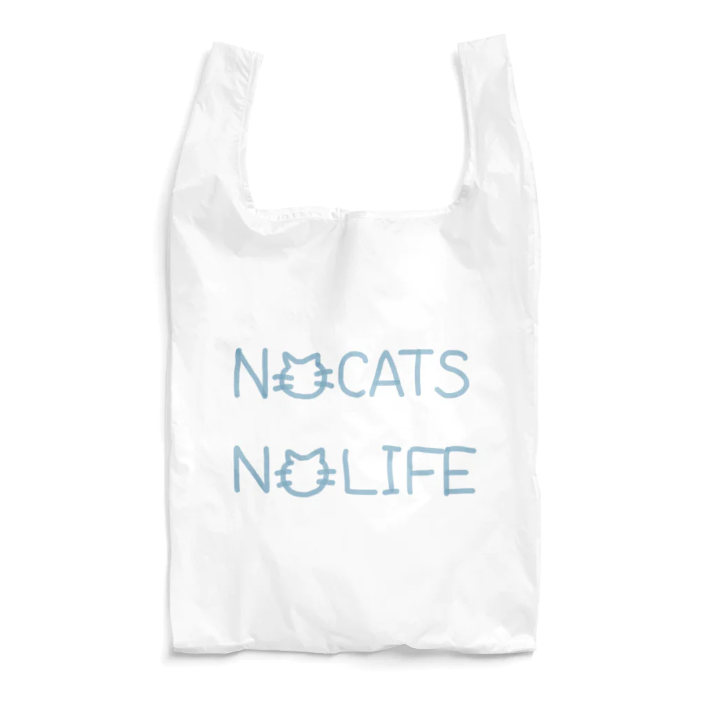 牛のTシャツ屋のNO CATS NO LIFE Reusable Bag