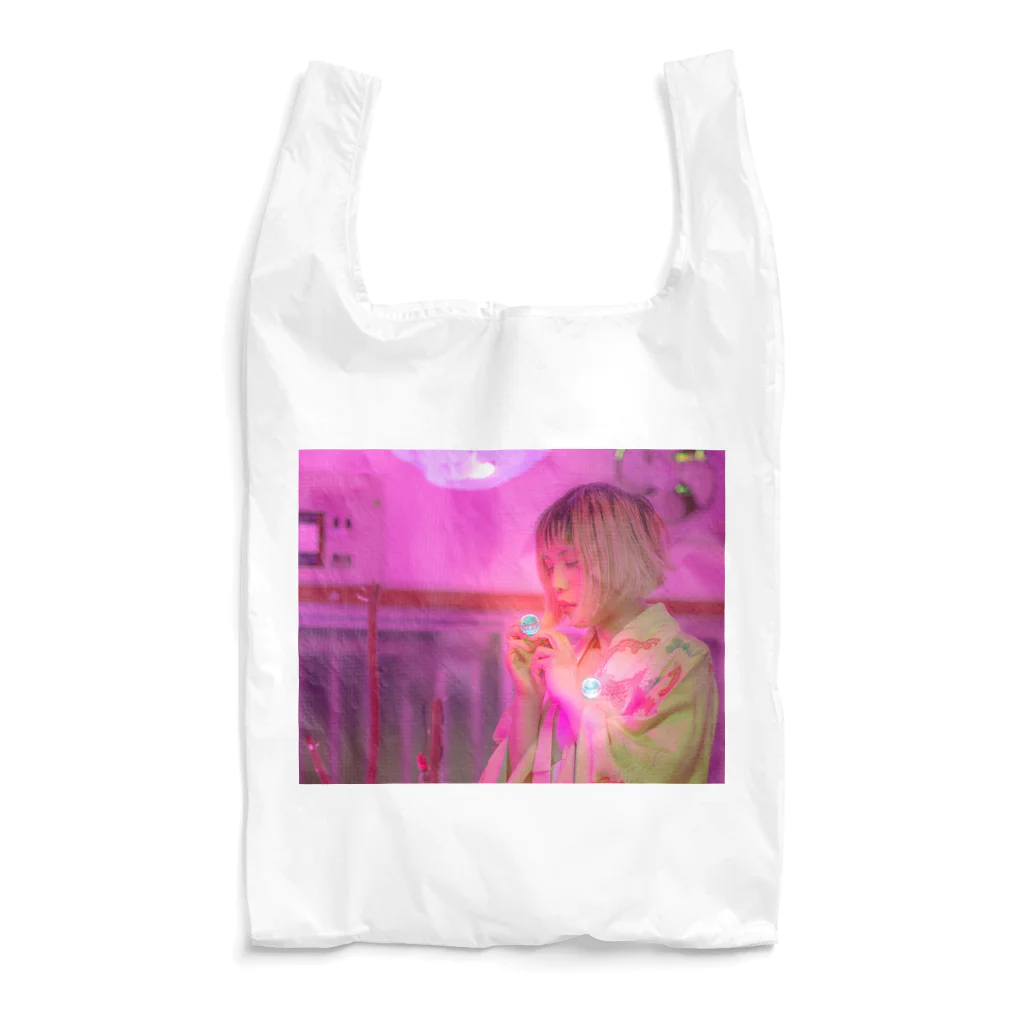 NEON LIGHT STARSのpink berry Lemuria Cinematic Reusable Bag